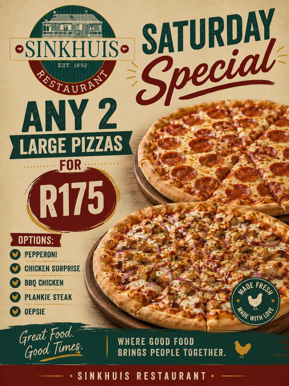 Specials Page
